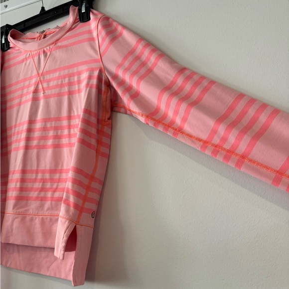 Lululemon pink stripe long sleeve size 8 - Picture 5 of 9